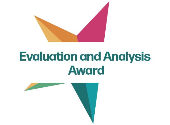 Evaluation and Analysis Award Category Logo